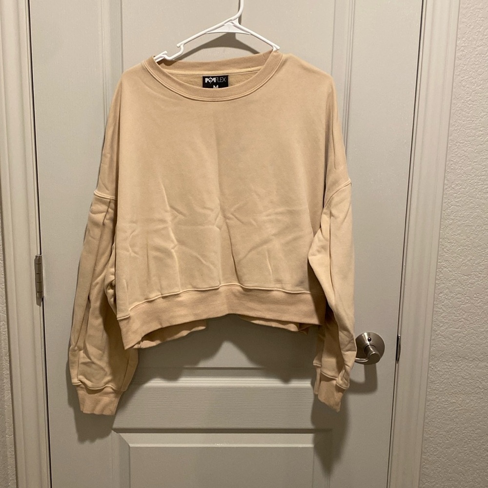 POPFLEX Cream Cloud Crewneck Size Medium